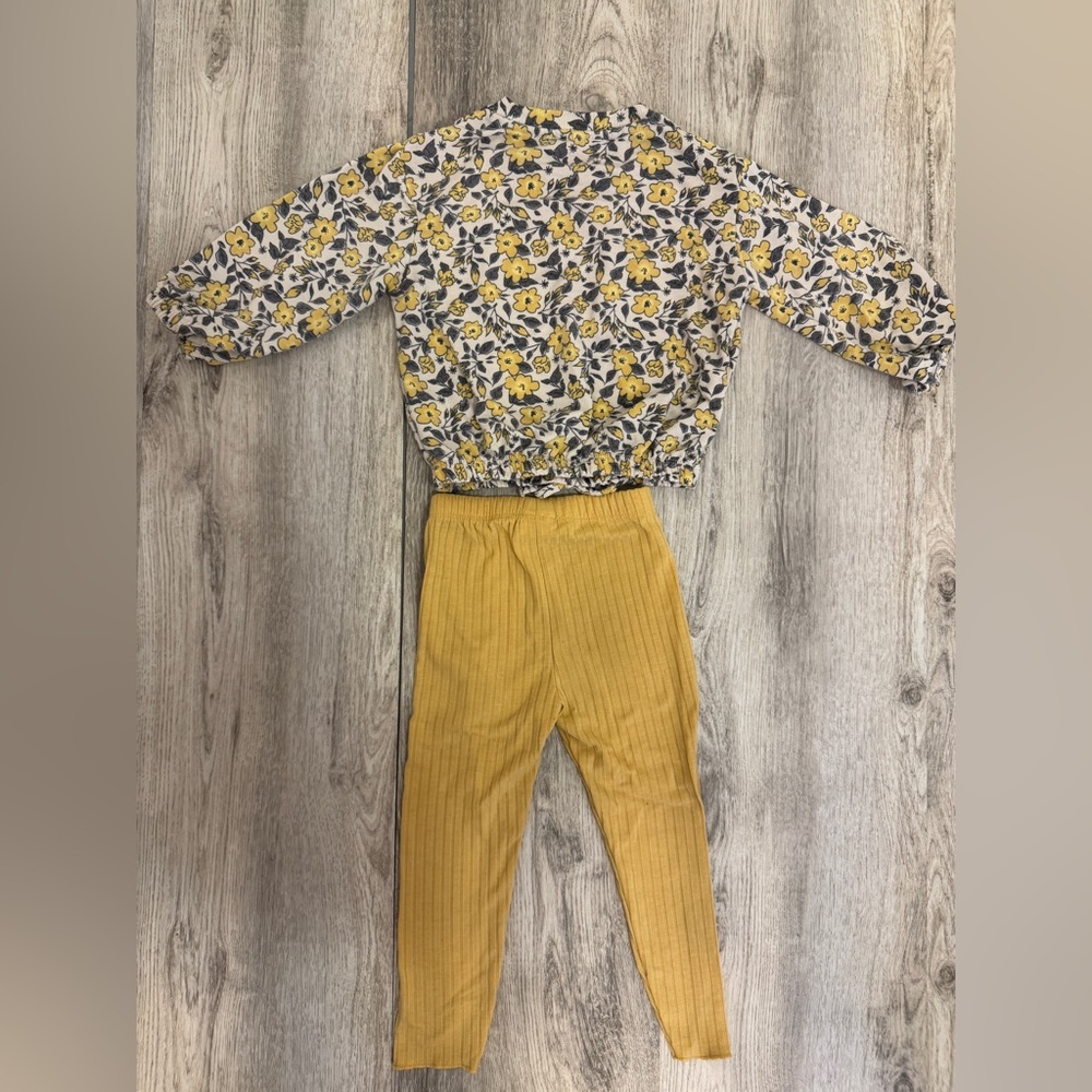 Jessica Simpson Yellow Floral Kids Matching Set - Picture 7 of 7